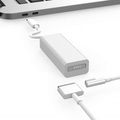 MagSafe 1 / Magsafe 2 45W / 60W USB C Adapter Konverter Kabel für 45W / 60W / 87W Netzteil MacBook Pro / MacBook Air - Weiss