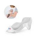 Angelcare, Angelcare - (55x23cm) Baby Badehilfe Fit Badewannen Liege mit Saugnapf - Grau