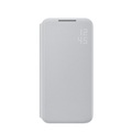 Samsung - Galaxy S22 5G Antibakterielle Smart LED View Cover Tasche (EF-NS901PJEGEW) - Grau