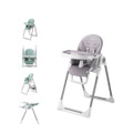 Sonstige Marke, Verstellbarer Baby Hochstuhl Kinder Sitz mit Sicherheitsgurt + Tisch - Grau