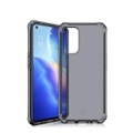 ITSkins - Oppo Find X3 Lite Spectrum Clear Antimikrobielle Schutz Gummi Hülle (Fallschutz 3 Meter) - Transparent / Schwarz