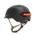 Xiaomi - (Gr. M) Smart4u Verstellbarer Fahrrad Helm Velo Kopf Schutz inkl. LED Rücklicht - Schwarz
