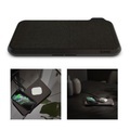 Acer,Apple,Asus,Blackberry,CAT,Google,HTC,Huawei,LG,Microsoft,Motorola,Nokia,OnePlus,Oppo,Samsung,Sonstige,Sony,Wiko,Xiaomi, Zens - (30W) Liberty Dual Qi Wireless Fast Charge Ladegerät Base Station + USB A Anschluss Kvadrat Textil Design (ZEDC08B/00) - Schwarz