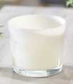 undefined, Glas-Übertopf ø 14 cm ´creme´ (1 Stück)