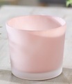 Glas-Übertopf ø 14 cm ´Soft Pink´ (1 Stück)