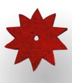 undefined, Topfuntersetzer Stern rot 40 cm (1 Stück)