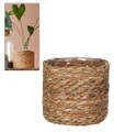 undefined, Kokos-Übertopf 'natur' ø14 cm mit Folieneinsatz