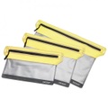 Cocoon - Zippered Flat Document Bags - Wertsachenbeutel Gr L - 32 x 25 cm grau