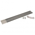 Brunner - Pole Kit - Reparaturset Gr 4 x 65 cm - Ø 7,9 mm;4 x 75 cm - Ø 12,7 mm schwarz