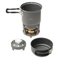 Esbit, Esbit - Spiritus-Kochset CS985 - Spirituskocher Gr 985 ml / 470 ml grau/schwarz