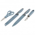 Outwell, Outwell - Chena Knife Set W/Peeler & Scissors - Messer grau