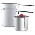 Primus, Primus - Essential Trek Pot Set - Topf Gr 0,6 + 1 l grau