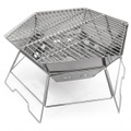 Origin Outdoors - Grill- Und Feuerschale Hexagon - Grill Gr 40 x 45 cm stainless steel