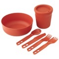 Sea to Summit - Passage Dinnerware Set 1 Person (6 Piece) - Geschirr-Set rot