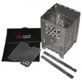 Bushcraft Essentials, Bushcraft Essentials - Bushbox XL Profi Set - Trockenbrennstoffkocher metallic