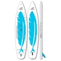 Indiana, Indiana - 12'6 Feather Inflatable - SUP Board Gr 381 x 81,3 x 15 cm weiß/blau