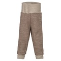 Engel - Baby-Hose Lang mit Nabelbund - Fleecehose Gr 74/80 braun