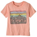 Patagonia - Baby Fitz Roy Skies - T-Shirt Gr 2 Years rosa