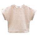 maximo - Kid's Mini Girl Top - T-Shirt Gr 110;122;98 beige;beige/rosa