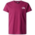 The North Face - Girl's Redbox Tek S/S Relaxed Tee - T-Shirt Gr XS lila/rosa