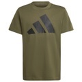 adidas - Kid's Bold Tee 160 - T-Shirt Gr 128;140;152;164;176 beige;blau;grau;grau/schwarz;oliv;weiß/grau