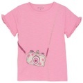 Minymo - Kid's T-Shirt S/S Little Frills - T-Shirt Gr 92 rosa