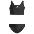 adidas - Kid's 3 Stripes Bold Bikini - Bikini Gr 152 schwarz