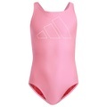 adidas - Kid's Big Bars Suit - Badeanzug Gr 170 rosa