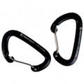 Ticket to the Moon - Pair of Aluminium AL-7075 High Strength carabiners - Hängemattenaufhängung schwarz