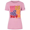 super.natural - Women's Mat Is Tee - Merinoshirt Gr 38 - M rosa