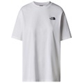 The North Face - Women's S/S Essential Oversize Tee - T-Shirt Gr XS grau/weiß
