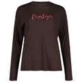 Maloja, Maloja - Women's FuschlseeM. Puzzle - Merinoshirt Gr S chocolate
