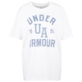 Under Armour - Women's HWT OS Collegiate S/S - T-Shirt Gr XS weiß