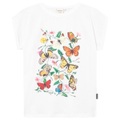 DEDICATED - Women's T-Shirt Visby Butterfly Field - T-Shirt Gr S weiß