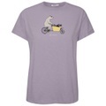 GreenBomb - Women's Bike Cargo Raccoon Stop T-Shirt - T-Shirt Gr S lila/rosa