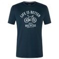 super.natural - Better Bike Tee - Merinoshirt Gr 46 - S blau