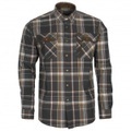 Pinewood - Prestwick Hemd - Hemd Gr L;M braun;grau;oliv