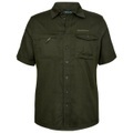 Deerhunter - Atlas Hemd S/S - Hemd Gr 43/44 oliv