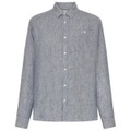 KnowledgeCotton Apparel - Regular Linen Shirt - Hemd Gr S grau