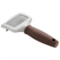 Hunter - Bürste Kombi Zupfen und Kämmen Spa - Hundezubehör Gr M - 20,0 x 11,0 cm;S - 18,0 x 9,5 cm braun/grau