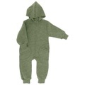 Engel - Baby-Overall mit Kapuze und Reissverschluss - Overall Gr 98/104 oliv