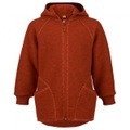 Engel - Baby-Jacke mit Kapuze und Reissverschluss - Wolljacke Gr 110/116 rot
