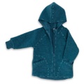 Engel - Baby-Jacke mit Kapuze und Reissverschluss - Wolljacke Gr 110/116 blau