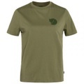 Fjällräven - Women's Fox Boxy Logo Tee - T-Shirt Gr XS oliv