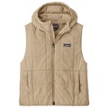 Patagonia - Women's Light Gust Hooded Vest - Kunstfasergilet Gr XL beige