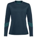 Vaude - Women's Qimsa L/S Logo Shirt - Velotrikot Gr 40 blau