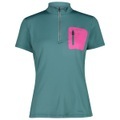 CMP - Women's Breast Pocket T-Shirt Free Bike - Velotrikot Gr 36 türkis