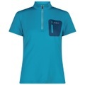CMP - Women's Breast Pocket T-Shirt Free Bike - Velotrikot Gr 40 blau