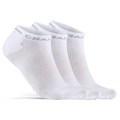 Craft, Craft - Core Dry Shafless Sock 3-Pack - Velosocken Gr 40-42 weiß/grau