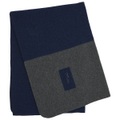 Mufflon - Blanket Logo - Decke Gr 200 x 140 cm blau/grau